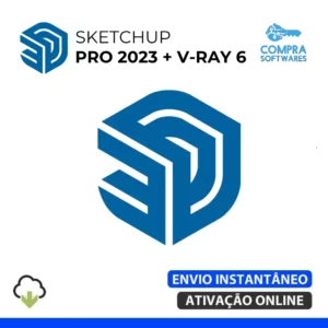 Sketchup Pro 2023 + V-Ray 6 para Windows – Vitalício